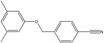 4-(3,5-dimethylphenoxymethyl)benzonitrile Structure