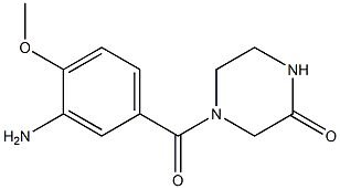 4-(3-amino-4-methoxybenzoyl)piperazin-2-one|