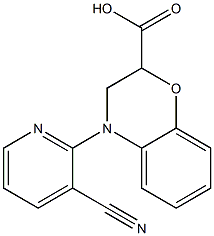 4-(3-cyanopyridin-2-yl)-3,4-dihydro-2H-1,4-benzoxazine-2-carboxylic acid