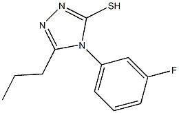 4-(3-fluorophenyl)-5-propyl-4H-1,2,4-triazole-3-thiol