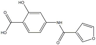 4-(3-furoylamino)-2-hydroxybenzoic acid|