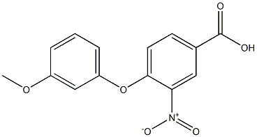 4-(3-methoxyphenoxy)-3-nitrobenzoic acid|