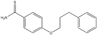  4-(3-phenylpropoxy)benzene-1-carbothioamide