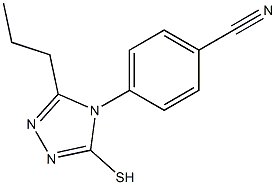4-(3-propyl-5-sulfanyl-4H-1,2,4-triazol-4-yl)benzonitrile|