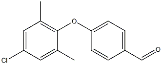 4-(4-chloro-2,6-dimethylphenoxy)benzaldehyde 化学構造式