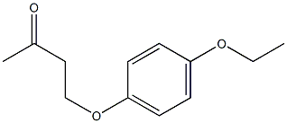 4-(4-ethoxyphenoxy)butan-2-one 化学構造式