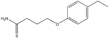 4-(4-ethylphenoxy)butanethioamide Struktur