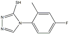 4-(4-fluoro-2-methylphenyl)-4H-1,2,4-triazole-3-thiol Structure