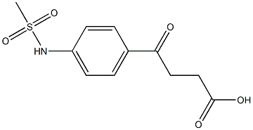 4-(4-methanesulfonamidophenyl)-4-oxobutanoic acid,,结构式