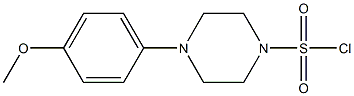 4-(4-methoxyphenyl)piperazine-1-sulfonyl chloride Structure