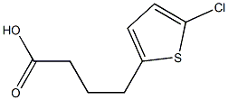 4-(5-chlorothiophen-2-yl)butanoic acid Struktur