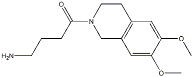 4-(6,7-dimethoxy-3,4-dihydroisoquinolin-2(1H)-yl)-4-oxobutan-1-amine