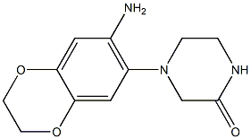 4-(7-amino-2,3-dihydro-1,4-benzodioxin-6-yl)piperazin-2-one