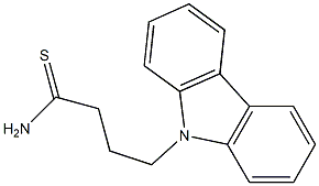 4-(9H-carbazol-9-yl)butanethioamide Structure
