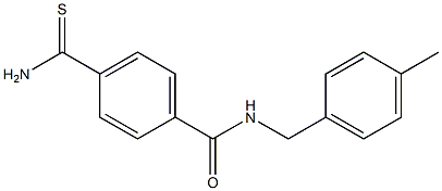  4-(aminocarbonothioyl)-N-(4-methylbenzyl)benzamide