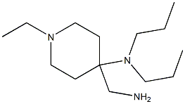  4-(aminomethyl)-1-ethyl-N,N-dipropylpiperidin-4-amine