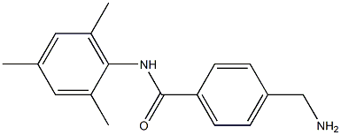 4-(aminomethyl)-N-(2,4,6-trimethylphenyl)benzamide Struktur