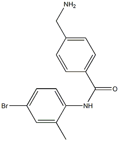 4-(aminomethyl)-N-(4-bromo-2-methylphenyl)benzamide Structure
