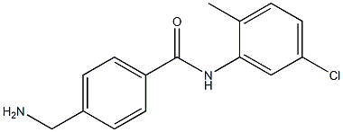 4-(aminomethyl)-N-(5-chloro-2-methylphenyl)benzamide 化学構造式