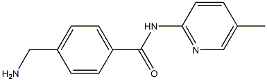 4-(aminomethyl)-N-(5-methylpyridin-2-yl)benzamide,,结构式