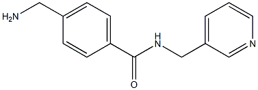 4-(aminomethyl)-N-(pyridin-3-ylmethyl)benzamide