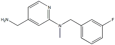 4-(aminomethyl)-N-[(3-fluorophenyl)methyl]-N-methylpyridin-2-amine