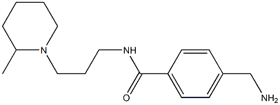 4-(aminomethyl)-N-[3-(2-methylpiperidin-1-yl)propyl]benzamide