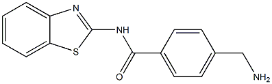 4-(aminomethyl)-N-1,3-benzothiazol-2-ylbenzamide