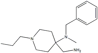 4-(aminomethyl)-N-benzyl-N-methyl-1-propylpiperidin-4-amine|