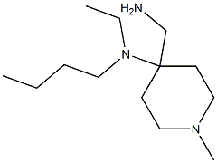 4-(aminomethyl)-N-butyl-N-ethyl-1-methylpiperidin-4-amine