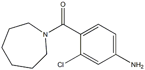 4-(azepan-1-ylcarbonyl)-3-chloroaniline,,结构式