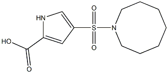 4-(azocane-1-sulfonyl)-1H-pyrrole-2-carboxylic acid Structure