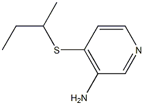  4-(butan-2-ylsulfanyl)pyridin-3-amine