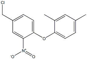 4-(chloromethyl)-1-(2,4-dimethylphenoxy)-2-nitrobenzene Structure