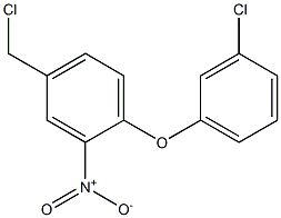 4-(chloromethyl)-1-(3-chlorophenoxy)-2-nitrobenzene|