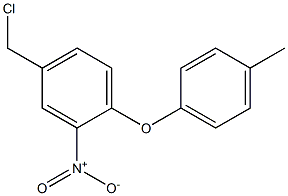 4-(chloromethyl)-1-(4-methylphenoxy)-2-nitrobenzene