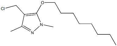 4-(chloromethyl)-1,3-dimethyl-5-(octyloxy)-1H-pyrazole