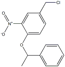 4-(chloromethyl)-2-nitro-1-(1-phenylethoxy)benzene