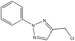 4-(chloromethyl)-2-phenyl-2H-1,2,3-triazole,,结构式