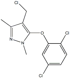 4-(chloromethyl)-5-(2,5-dichlorophenoxy)-1,3-dimethyl-1H-pyrazole