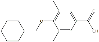 4-(cyclohexylmethoxy)-3,5-dimethylbenzoic acid|