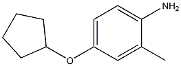 4-(cyclopentyloxy)-2-methylaniline Structure