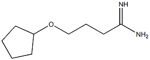 4-(cyclopentyloxy)butanimidamide 结构式