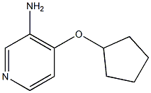 4-(cyclopentyloxy)pyridin-3-amine Structure