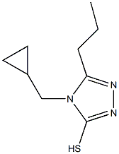 4-(cyclopropylmethyl)-5-propyl-4H-1,2,4-triazole-3-thiol Structure