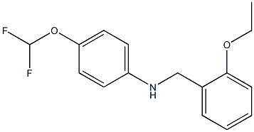 4-(difluoromethoxy)-N-[(2-ethoxyphenyl)methyl]aniline