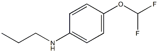 4-(difluoromethoxy)-N-propylaniline,,结构式
