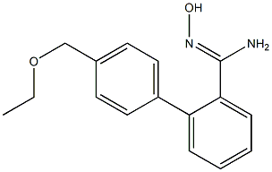 4'-(ethoxymethyl)-N'-hydroxy-1,1'-biphenyl-2-carboximidamide 化学構造式