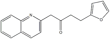 4-(furan-2-yl)-1-(quinolin-2-yl)butan-2-one Structure