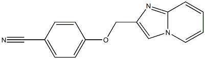 4-(imidazo[1,2-a]pyridin-2-ylmethoxy)benzonitrile Structure